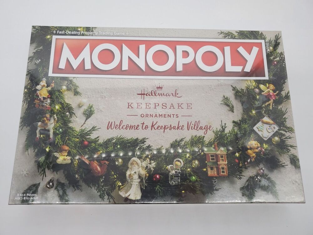 Monopoly - Hallmark Ornaments Board Game - 2 to 6 Players Ages 8+